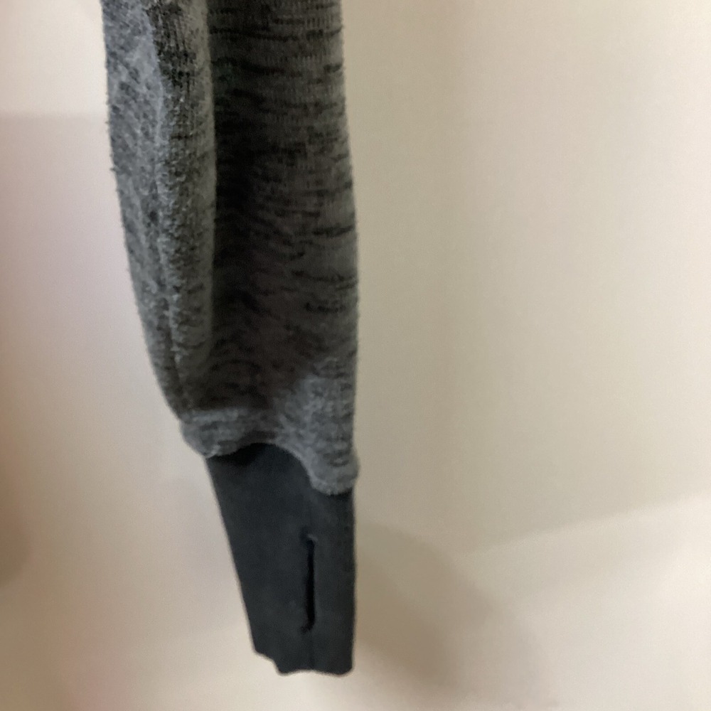 Athleta Women's Batwing and Robin Cowl Neck Sweatshirt Long Sleeve Gray Sz Small - Picture 5 of 9